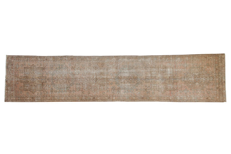 2.5x12.5 Vintage Distressed Karaja Rug Runner // ONH Item 9796
