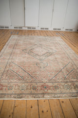 6.5x9.5 Vintage Distressed Tabriz Carpet // ONH Item 9807 Image 6