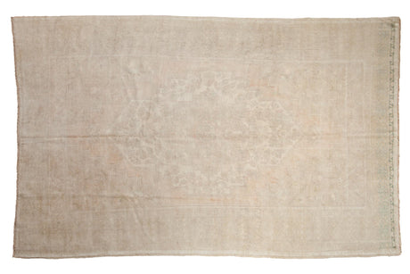 6x9.5 Vintage Distressed Oushak Carpet // ONH Item 9812