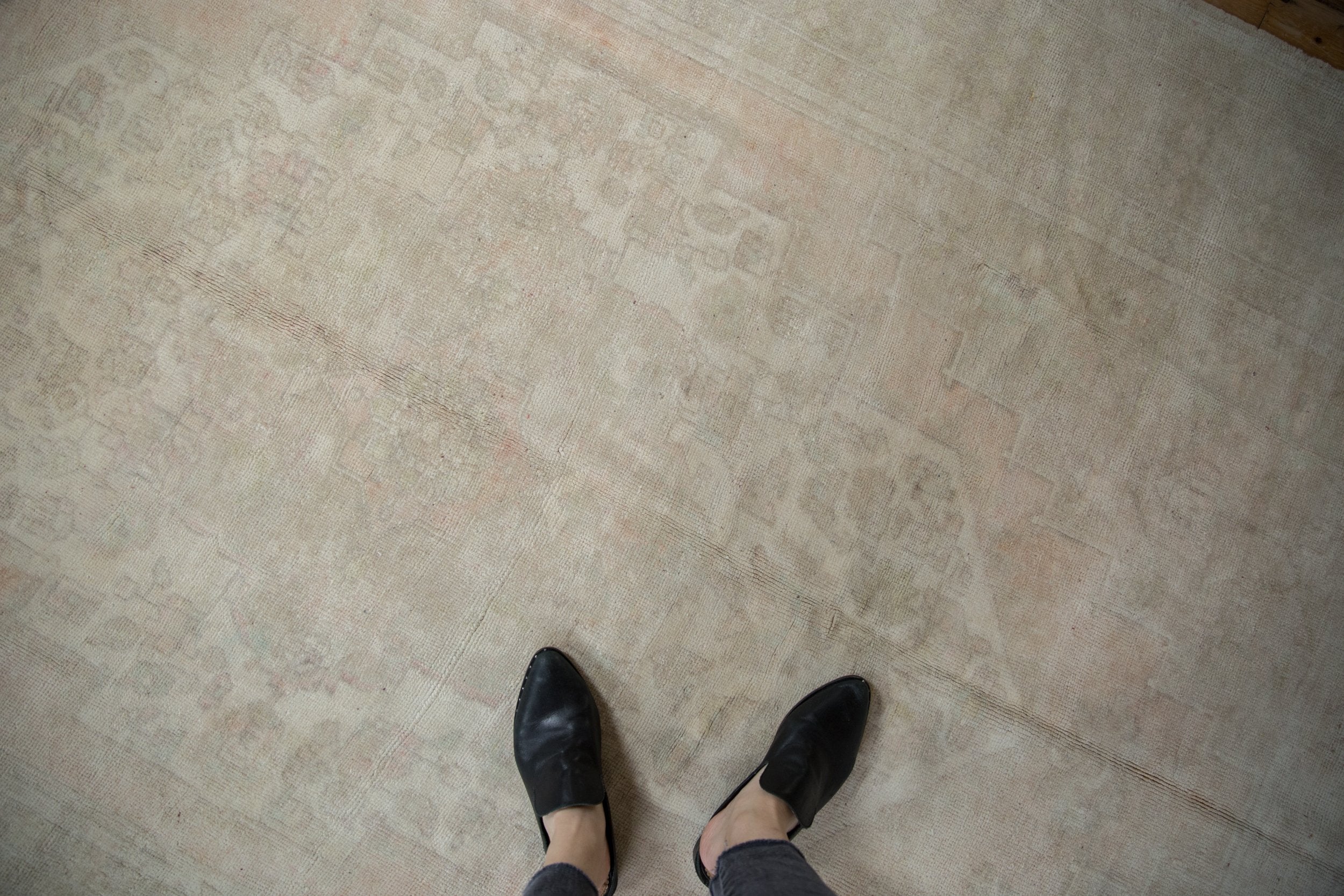 6x9.5 Vintage Distressed Oushak Carpet // ONH Item 9812 Image 1