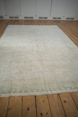 6x9.5 Vintage Distressed Oushak Carpet // ONH Item 9812 Image 4