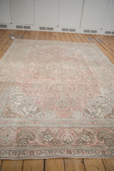 6.5x9.5 Vintage Distressed Tabriz Carpet // ONH Item 9814 Image 3