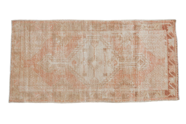 2.5x5 Vintage Distressed Oushak Rug Runner // ONH Item 9848