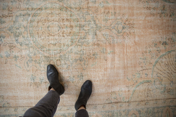 6x9.5 Vintage Distressed Oushak Carpet // ONH Item 9852 Image 1