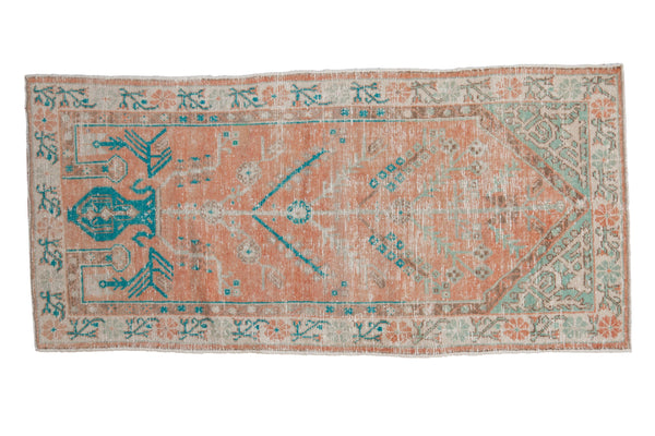 2.5x5.5 Vintage Distressed Oushak Rug Runner // ONH Item 9853