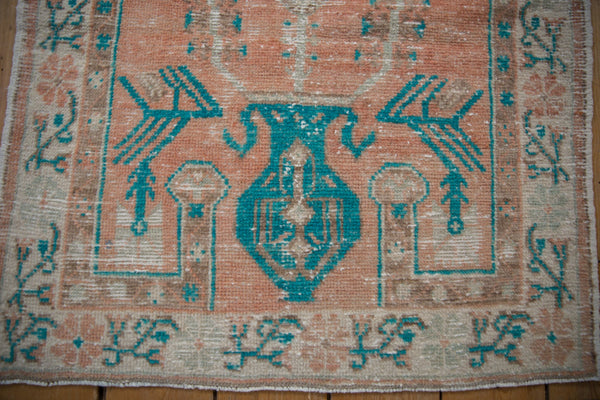 2.5x5.5 Vintage Distressed Oushak Rug Runner // ONH Item 9853 Image 2