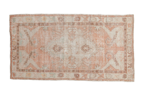 2.5x5 Vintage Distressed Oushak Rug Runner // ONH Item 9859