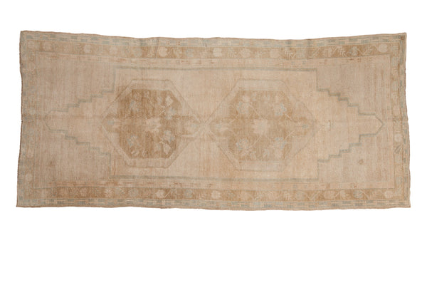 3.5x8 Vintage Distressed Oushak Rug Runner // ONH Item 9862