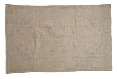 5.5x8.5 Vintage Distressed Oushak Carpet // ONH Item 9863