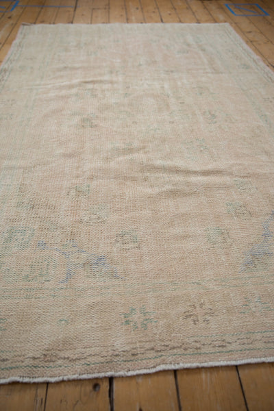 5.5x8.5 Vintage Distressed Oushak Carpet // ONH Item 9863 Image 2