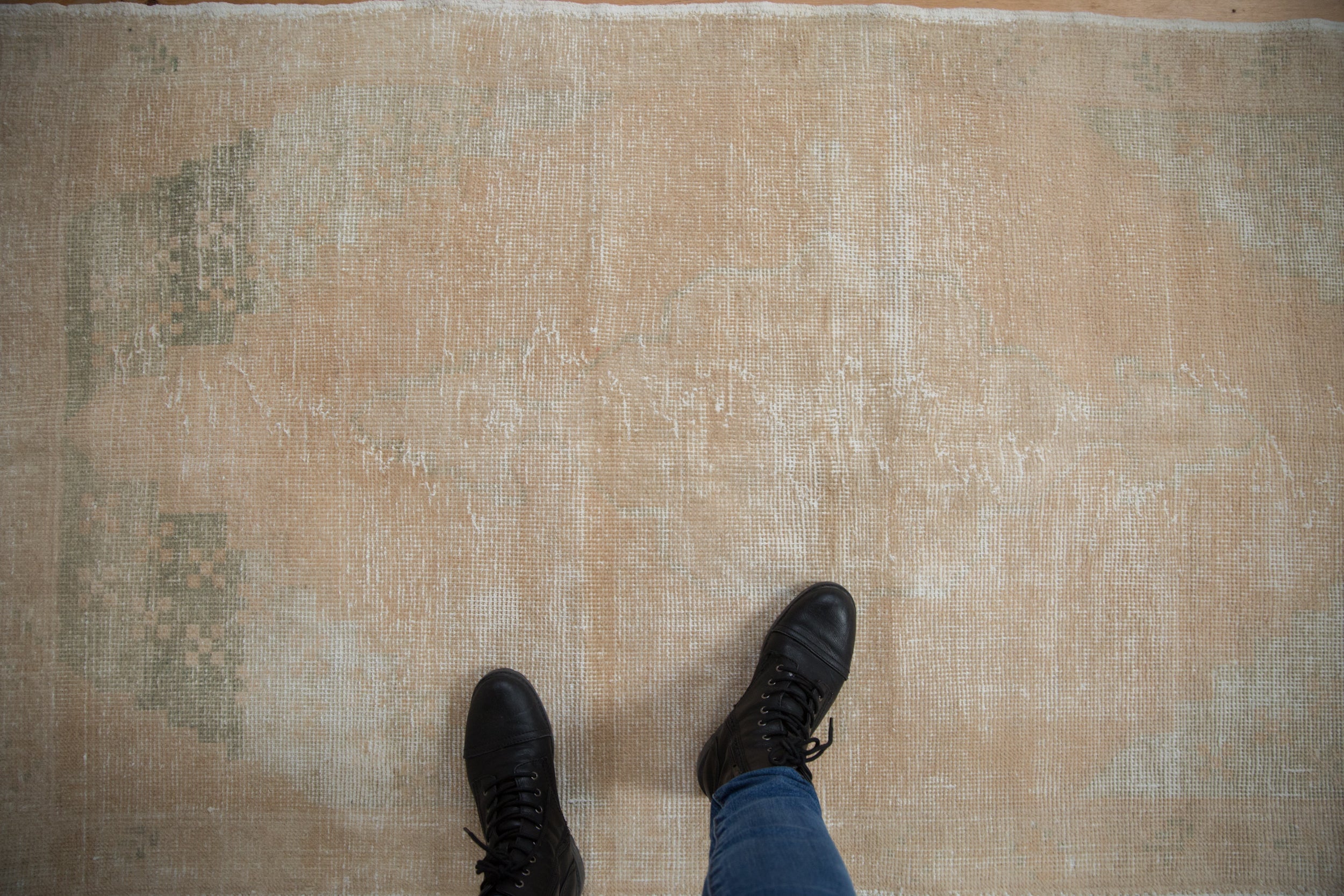 3.5x6.5 Vintage Distressed Oushak Rug // ONH Item 9865 Image 1