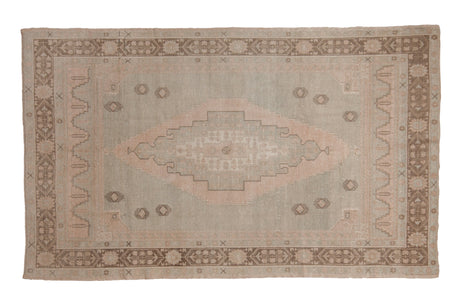4.5x7.5 Vintage Distressed Oushak Rug // ONH Item 9868