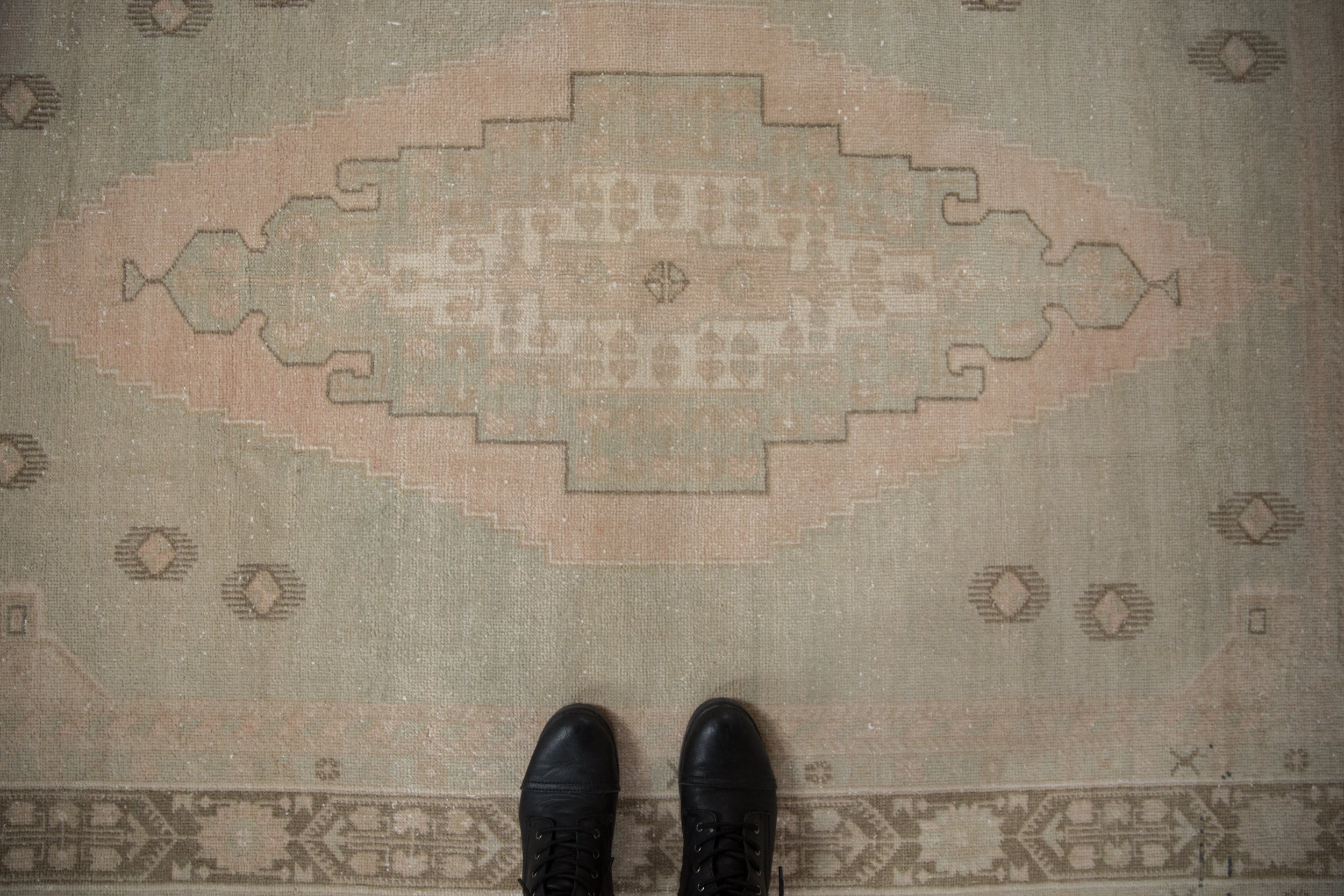 4.5x7.5 Vintage Distressed Oushak Rug // ONH Item 9868 Image 1