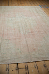 6x9.5 Vintage Distressed Oushak Carpet // ONH Item 9873 Image 1