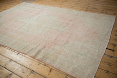 6x9.5 Vintage Distressed Oushak Carpet // ONH Item 9873 Image 2