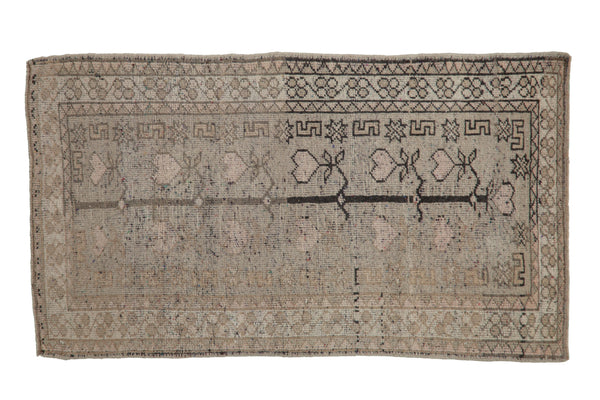 2x3.5 Vintage Distressed Oushak Rug // ONH Item 9876