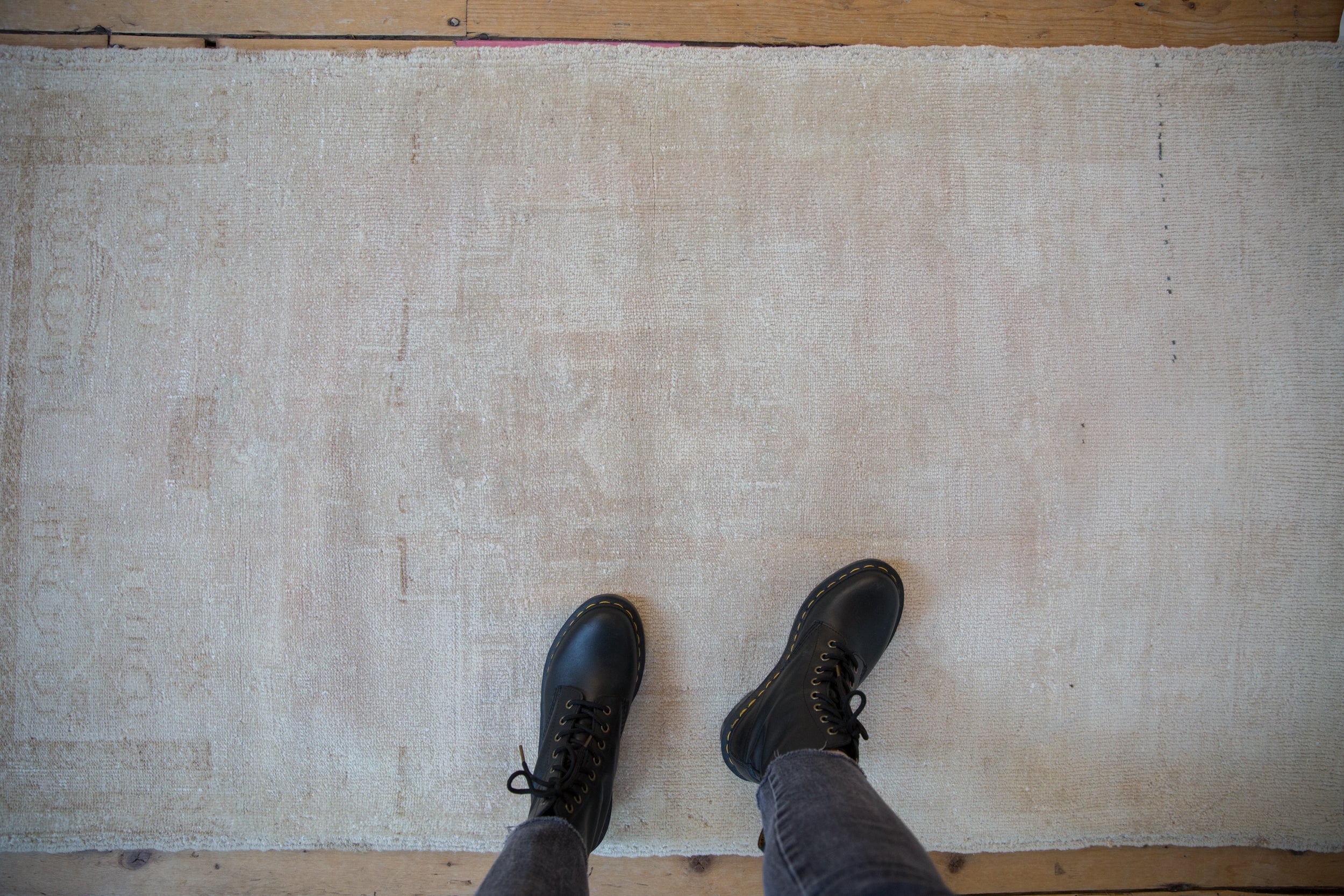 3x6 Vintage Distressed Oushak Rug Runner // ONH Item 9880 Image 1