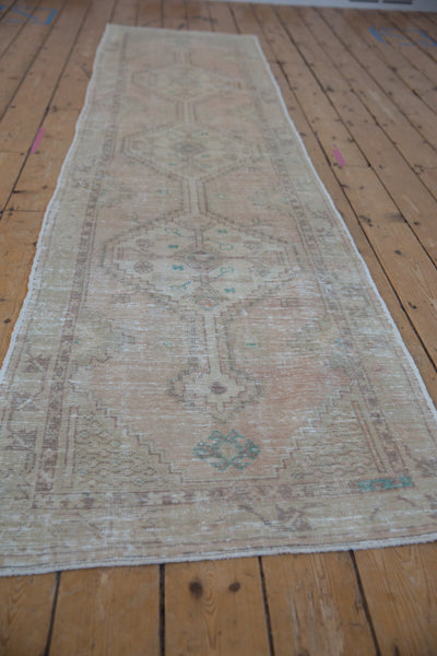 2.5x10.5 Vintage Distressed Oushak Rug Runner // ONH Item 9884 Image 4