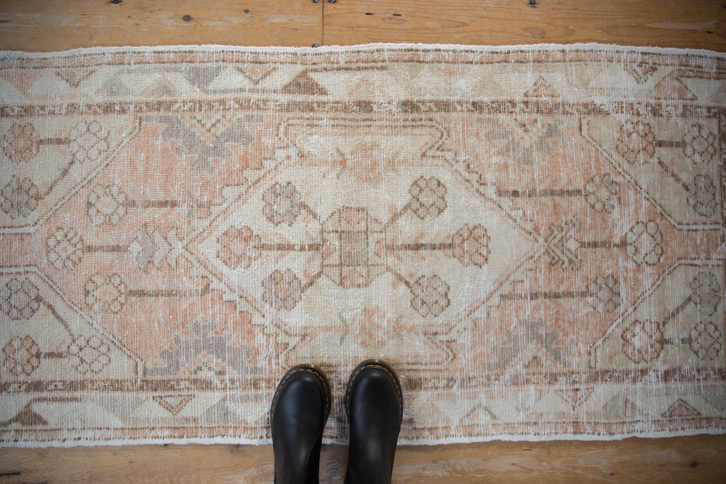 2.5x5.5 Vintage Distressed Oushak Rug Runner // ONH Item 9891 Image 1