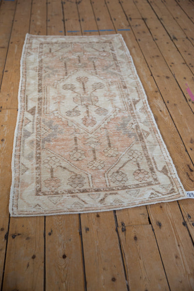 2.5x5.5 Vintage Distressed Oushak Rug Runner // ONH Item 9891 Image 3