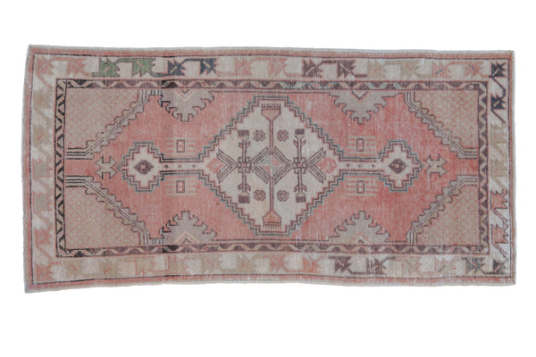 2.5x5.5 Vintage Distressed Oushak Rug Runner // ONH Item 9893