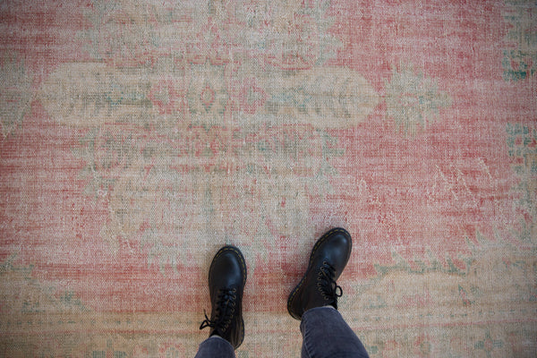 5.5x9.5 Vintage Distressed Oushak Carpet // ONH Item 9896 Image 1