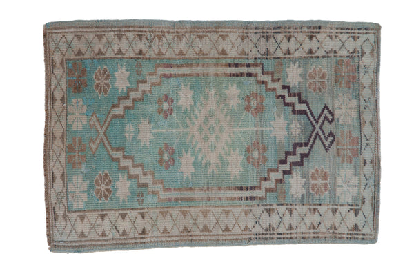2x3 Vintage Distressed Oushak Rug Mat // ONH Item 9899