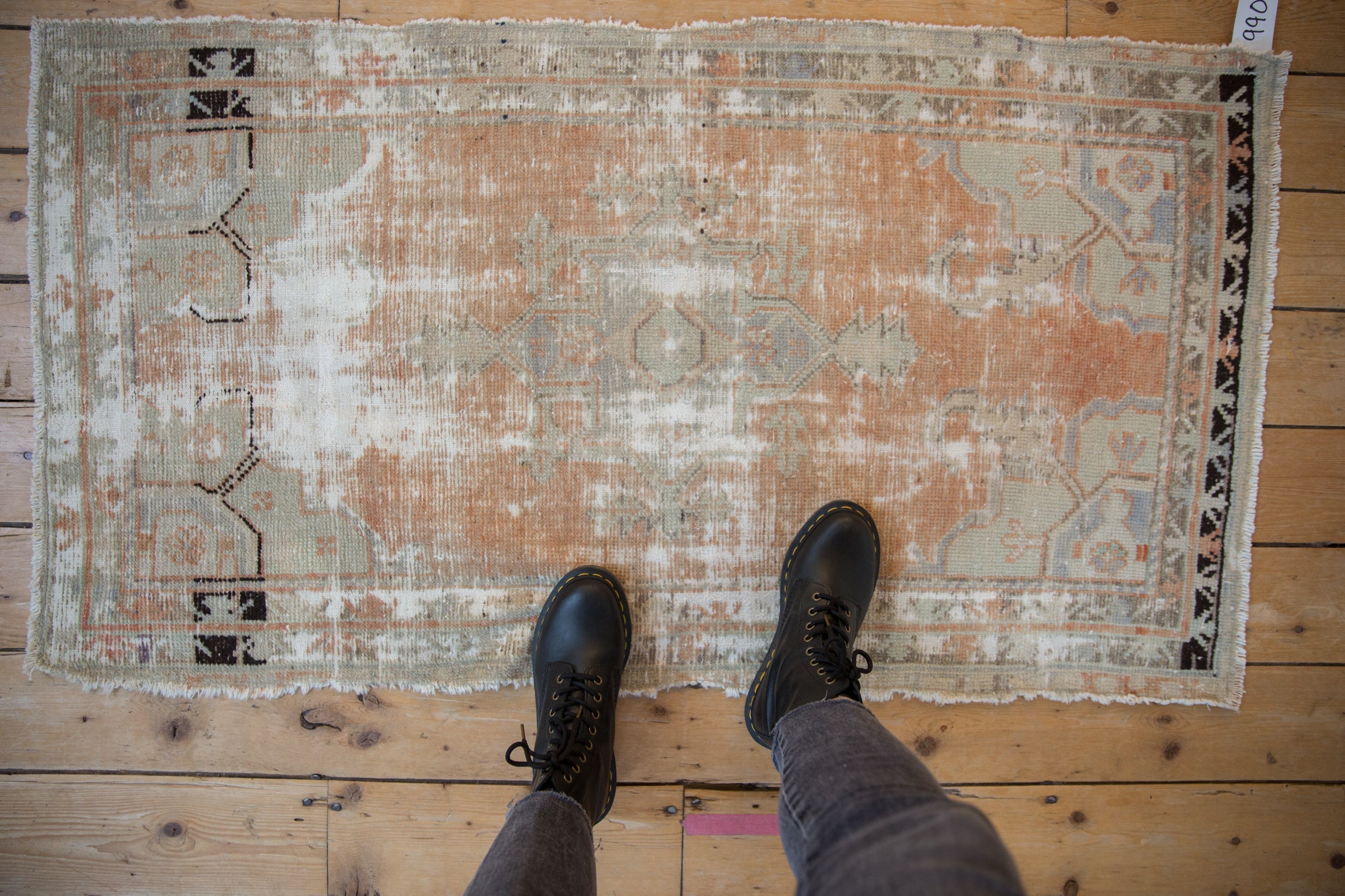 2.5x4.5 Vintage Distressed Oushak Rug // ONH Item 9900 Image 1