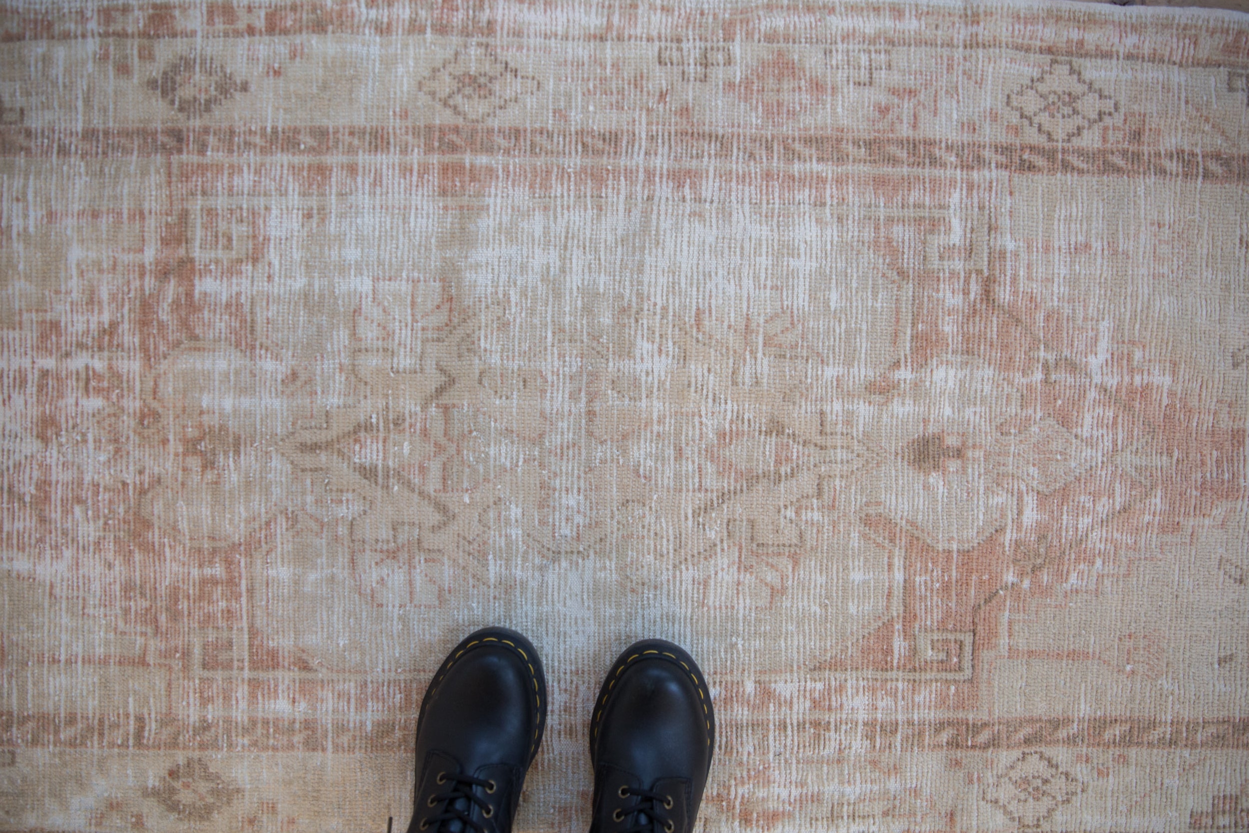 2.5x5.5 Vintage Distressed Oushak Rug Runner // ONH Item 9905 Image 1