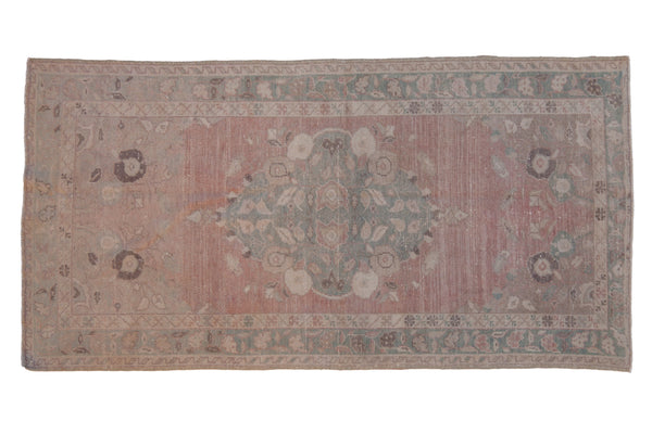 3.5x6.5 Vintage Distressed Oushak Rug // ONH Item 9908
