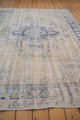 6.5x9.5 Vintage Distressed Oushak Carpet // ONH Item 9909 Image 5