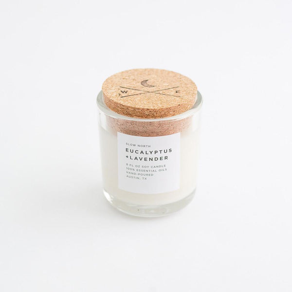Eucalyptus and Lavender Soy Candle // ONH Item 6324 Image 1