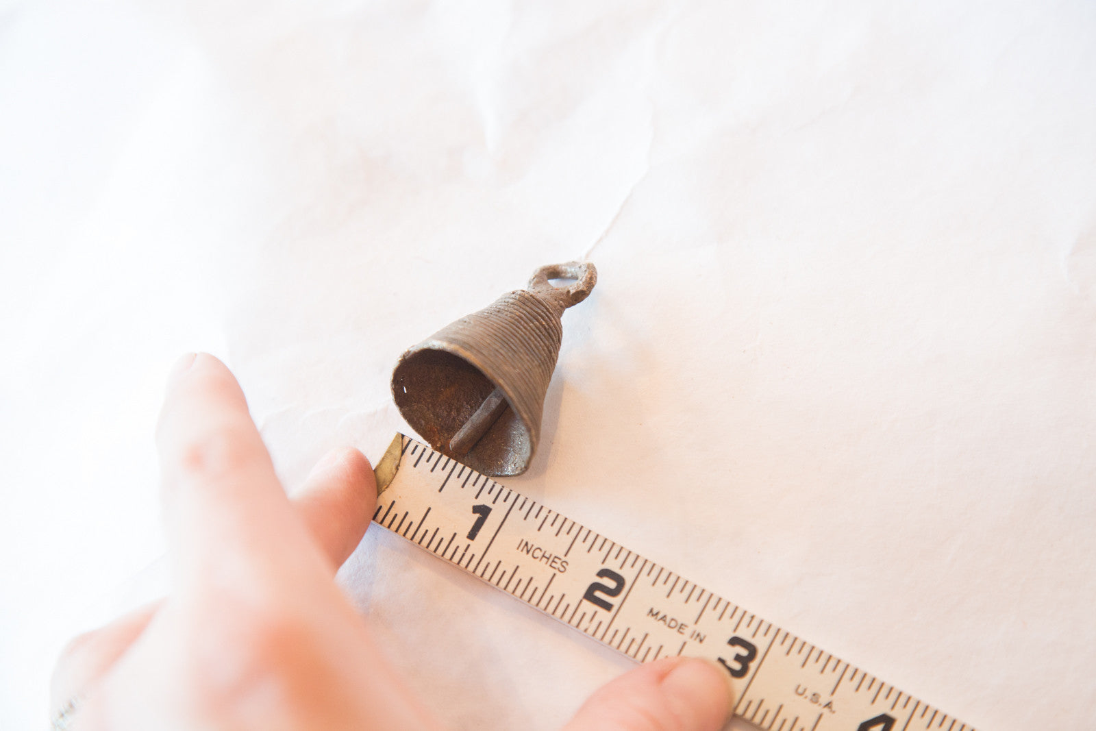 Vintage African Bronze Bell // ONH Item AB00121 Image 1