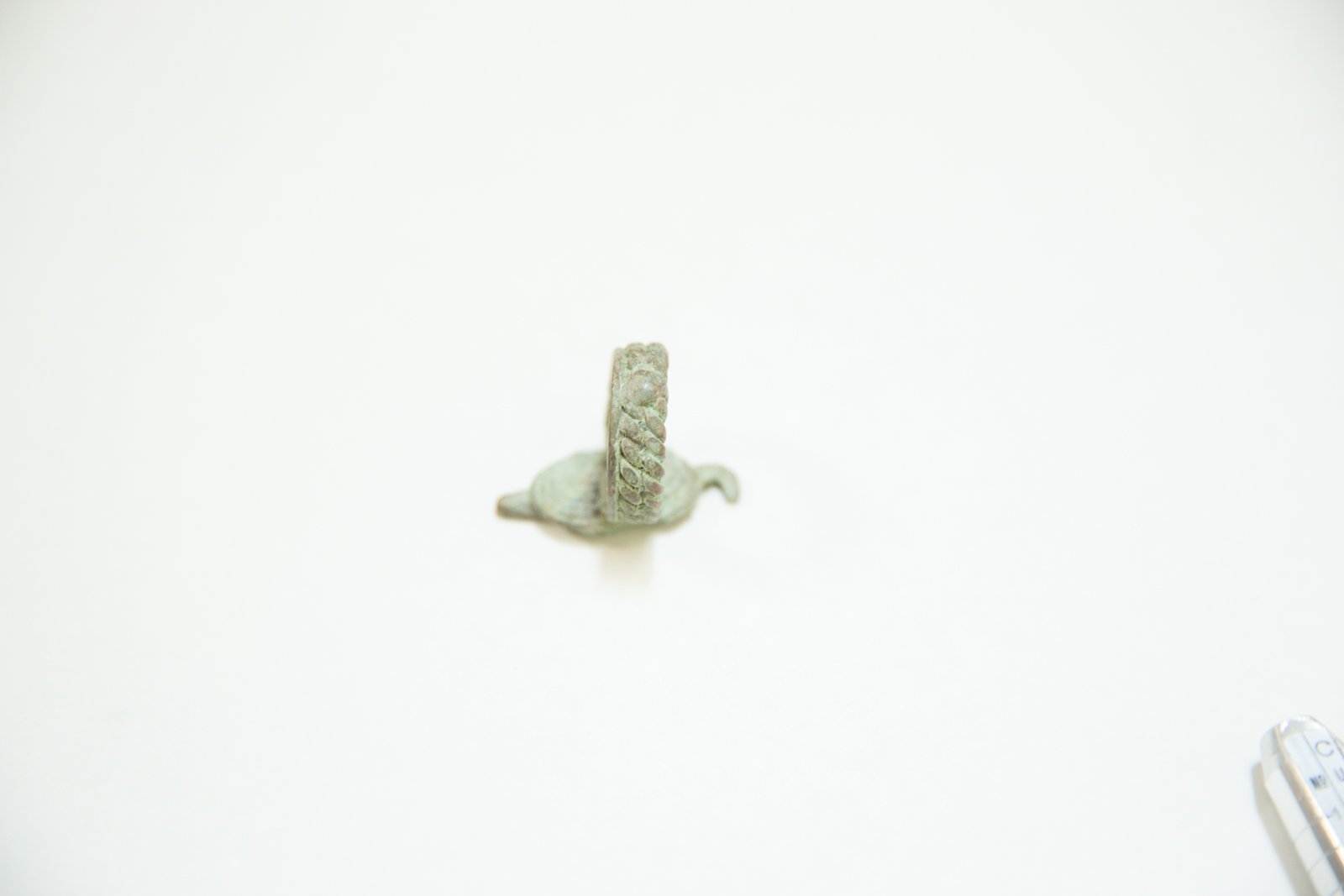 Vintage African Bronze Alligator Ring