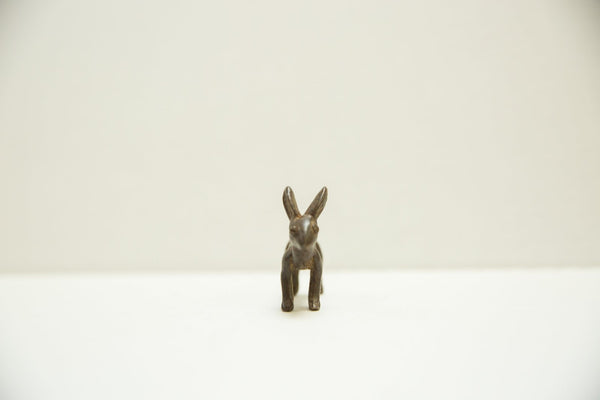 Vintage African Bronze Ashanti Gold Weight Rabbit