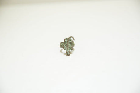 Vintage African Bronze Lizard Ring