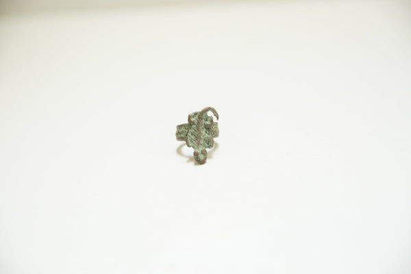 Vintage African Bronze Lizard Ring