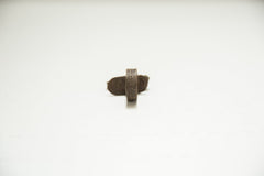 Vintage African Bronze Panther Ring