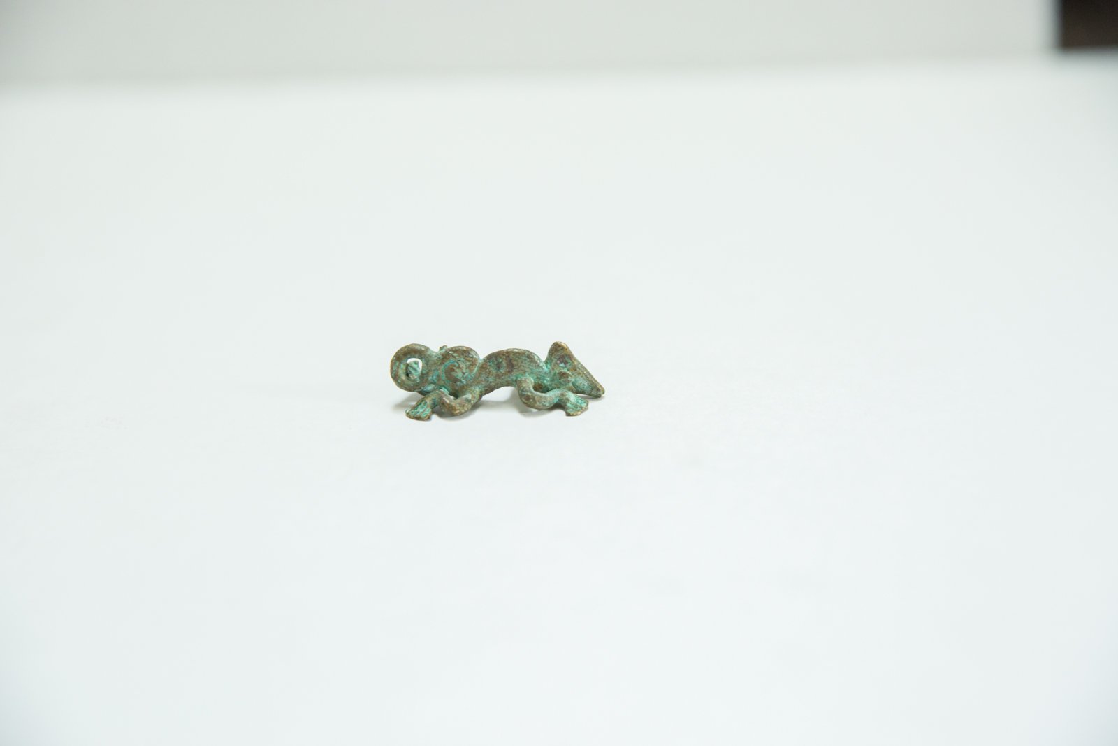 Vintage African Bronze Chameleon Charm