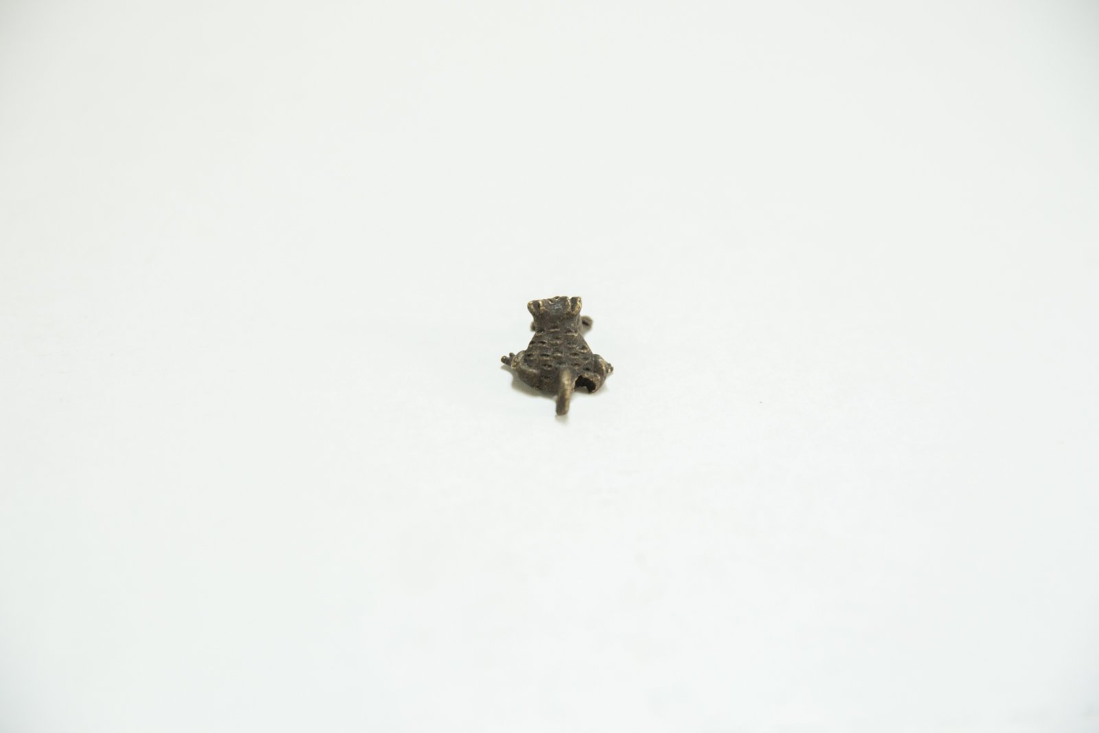 Vintage African Bronze Frog Charm