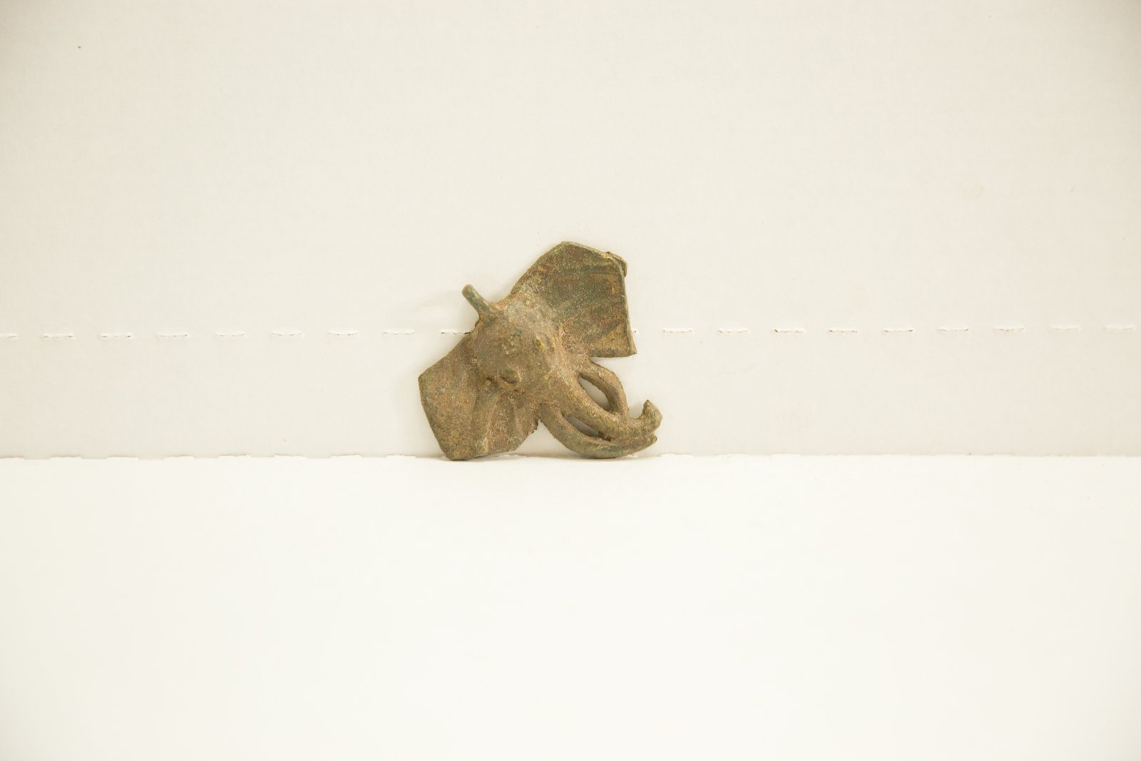 Vintage African Bronze Elephant Charm