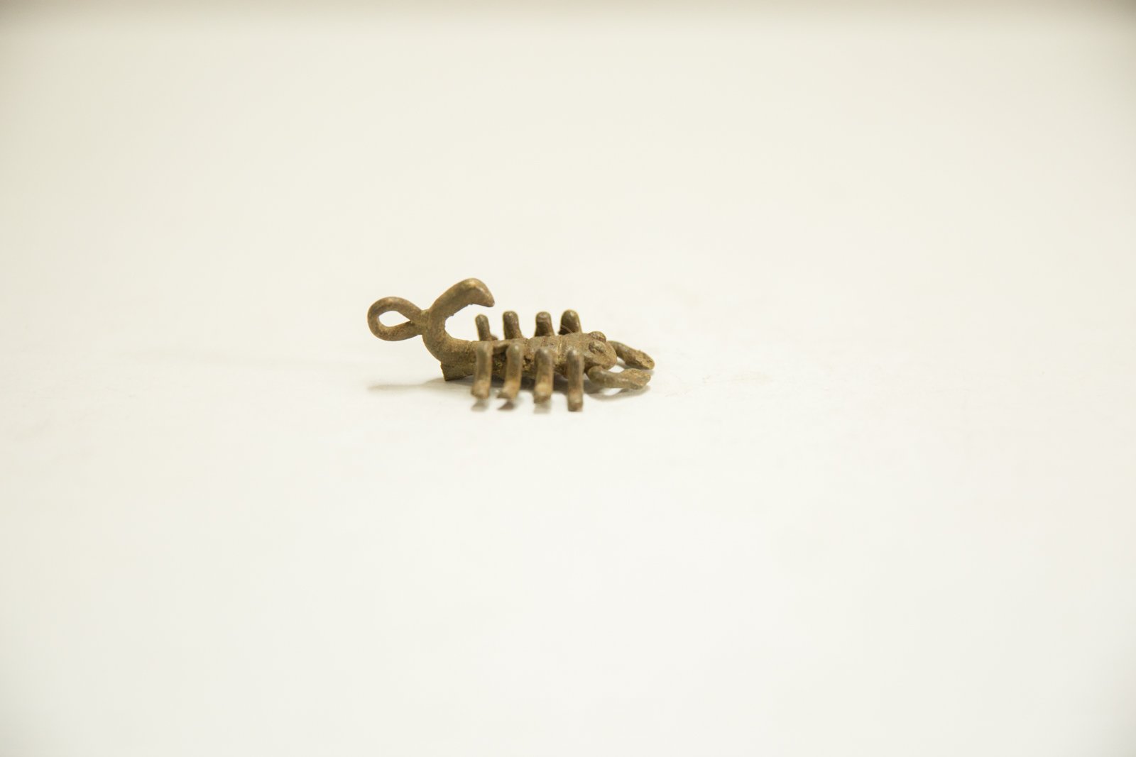 Vintage African Bronze Scorpion Charm