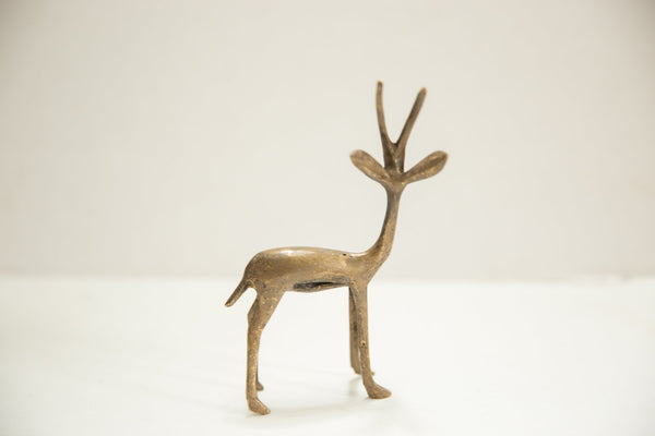 Vintage African Bronze Gazelle
