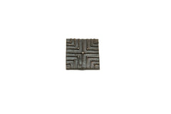 Square African Bronze Coin 