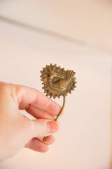 Vintage Bronze Pin with Bird Image 2