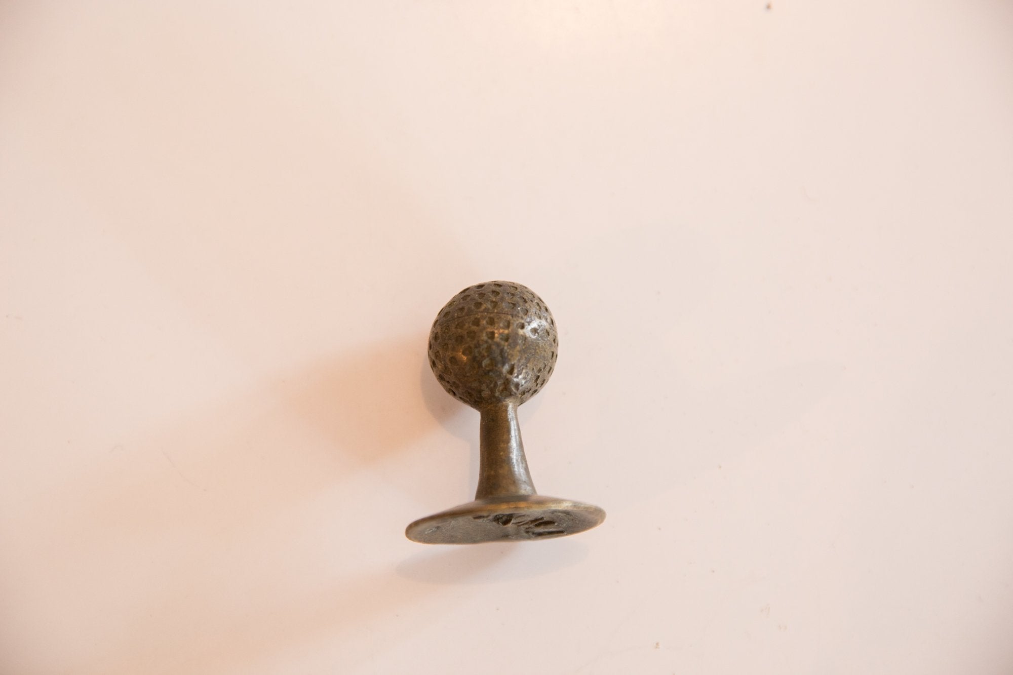 Vintage Bronze Tritcraf Ball on Stand Image 1