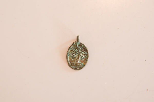 Vintage Tree of Life Bronze Pendant Image 1