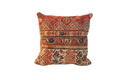 Vintage Rug Fragment Pillow 16x16 // ONH Item: AS10929A12338A