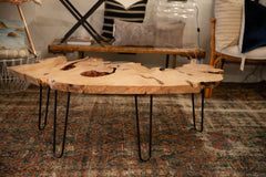 Expressive Live Edge Wood Coffee Table // ONH Item AS5960D6770A Image 1