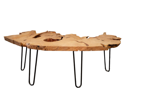 Expressive Live Edge Wood Coffee Table // ONH Item AS5960D6770A